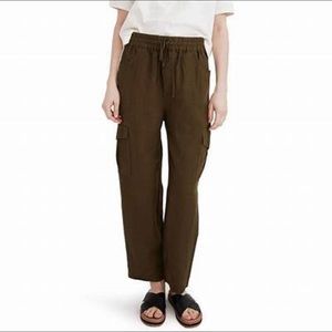 Madewell Huston Tapered Cargo Pull-On Crop Pants
